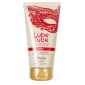 Интимный гель на водной основе Lube Tube Hot с разогревающим эффектом - 150 мл. - ORGIE - купить с доставкой в Пушкино