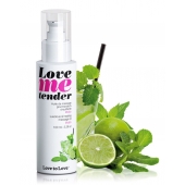 Съедобное согревающее массажное масло Love Me Tender Mojito с ароматом мохито - 100 мл. - Love to Love - купить с доставкой в Пушкино