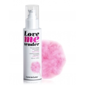 Съедобное согревающее массажное масло Love Me Tender Cotton Candy с ароматом сладкой ваты - 100 мл. - Love to Love - купить с доставкой в Пушкино