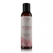 Интимный гель на водной основе All-Natural Strawberry с ароматом клубники - 150 мл. - ORGIE - купить с доставкой в Пушкино