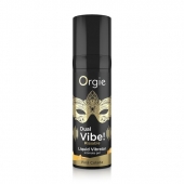 Съедобный гель Dual Vibe Pina Colada с эффектом вибрации и вкусом коктейля пина колада - 15 мл. - ORGIE - купить с доставкой в Пушкино
