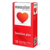 Презервативы Masculan Sensitive plus - 10 шт. - Masculan - купить с доставкой в Пушкино