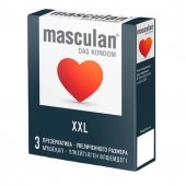 Презервативы увеличенного размера Masculan XXL - 3 шт. - Masculan - купить с доставкой в Пушкино