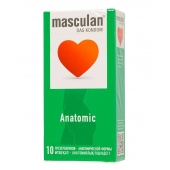 Презервативы анатомической формы Masculan Anatomic - 10 шт. - Masculan - купить с доставкой в Пушкино