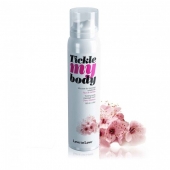 Массажная хрустящая пенка Tickle My Body Cherry Blossom с ароматом вишневого цвета - 150 мл. - Love to Love - купить с доставкой в Пушкино