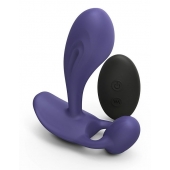 Темно-синий вибромассажер Witty P G Vibrator with Remote Control - Love to Love - в Пушкино купить с доставкой
