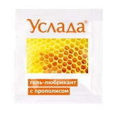 Гель-лубрикант «Услада с прополисом» - 3 гр. - Биоритм - купить с доставкой в Пушкино