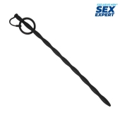 Черный стимулятор уретры Sex Expert - Sex Expert - купить с доставкой в Пушкино