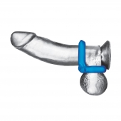 Комплект из 2 эрекционных колец-восьмерок 2-Pack Duo Cock And Ball Stamina Enhancement Ring - BlueLine - в Пушкино купить с доставкой