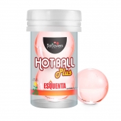 Лубрикант на масляной основе Hot Ball Plus с разогревающим эффектом (2 шарика по 3 гр.) - HotFlowers - купить с доставкой в Пушкино