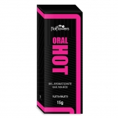Гель для оральных ласк Oral Hot с согревающим эффектом - 15 гр. - HotFlowers - купить с доставкой в Пушкино