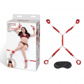 Красная фиксация на матрас Classic Bedspreader - Lux Fetish - купить с доставкой в Пушкино