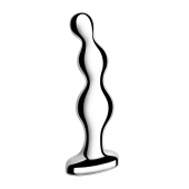 Стальной анальный фаллоимитатор для простаты Stainless Steel Anal Beads - 13 см. - b-Vibe - в Пушкино купить с доставкой