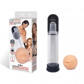 Автоматическая вакуумная помпа-мастурбатор Blowjob Auto Sucker Penis Enlarger Pump - Lux Fetish - в Пушкино купить с доставкой