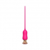 Розовый тонкий стимулятор Nipple Vibrator - 23 см. - I-MOON - купить с доставкой в Пушкино
