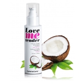 Съедобное согревающее массажное масло Love Me Tender Cocos с ароматом кокоса - 100 мл. - Love to Love - купить с доставкой в Пушкино