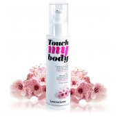 Силиконовый лубрикант 2-в-1 Touch My Body с ароматом вишнёвого цвета - 100 мл. - Love to Love - купить с доставкой в Пушкино