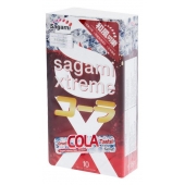 Ароматизированные презервативы Sagami Xtreme COLA - 10 шт. - Sagami - купить с доставкой в Пушкино