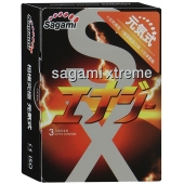 Презервативы Sagami Xtreme ENERGY с ароматом энергетика - 3 шт. - Sagami - купить с доставкой в Пушкино