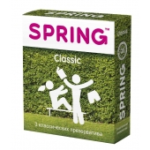 Классические презервативы SPRING CLASSIC - 3 шт. - SPRING - купить с доставкой в Пушкино