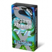 Презервативы Sagami Xtreme Mint с ароматом мяты - 10 шт. - Sagami - купить с доставкой в Пушкино