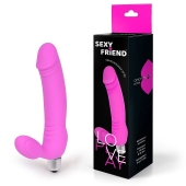 Розовый безремневой страпон Sexy Friend - 1137 - купить с доставкой в Пушкино