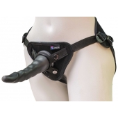 Комплект из трусиков Harness и двух насадок - 20,5 и 18 см. - LOVETOY (А-Полимер) - купить с доставкой в Пушкино