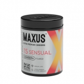 Анатомические презервативы MAXUS Sensual - 15 шт. - Maxus - купить с доставкой в Пушкино