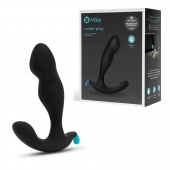 Черный утяжеленный анальный стимулятор Rocker Plug - 12 см. - b-Vibe - в Пушкино купить с доставкой