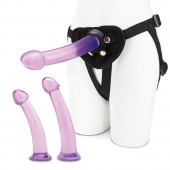 Тренировочный набор с тремя насадками Pegging Training Set - Lux Fetish - купить с доставкой в Пушкино