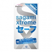 Презервативы Sagami Xtreme Ultrasafe с двойным количеством смазки - 10 шт. - Sagami - купить с доставкой в Пушкино