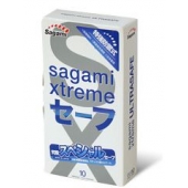 Презервативы Sagami Xtreme Ultrasafe с двойным количеством смазки - 10 шт. - Sagami - купить с доставкой в Пушкино