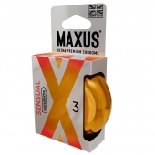 Презервативы анатомической формы Maxus Sensual - 3 шт. - Maxus - купить с доставкой в Пушкино