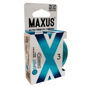Презервативы Maxus G spot с двойной спиралью - 3 шт. - Maxus - купить с доставкой в Пушкино