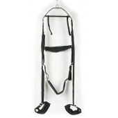 Черные секс-качели из широких ремней - Orion - купить с доставкой в Пушкино