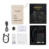 Набор для пар Golden Moments: Womanizer Premium 2 и We-Vibe Chorus - Womanizer