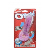 Фиолетовое эрекционное кольцо с вибрацией и пальчиком OYEAH PURPLE - Screaming O - в Пушкино купить с доставкой