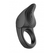 Черное эрекционное виброкольцо Vibro Lust Ring - MALESATION - в Пушкино купить с доставкой