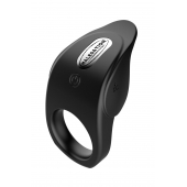 Черное эрекционное виброкольцо Vibro Lust Ring - MALESATION - в Пушкино купить с доставкой