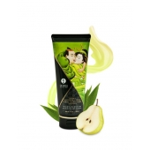 Массажный крем для тела с ароматом груши и зелёного чая Pear   Exotic Green Tea - 200 мл. - Shunga - купить с доставкой в Пушкино
