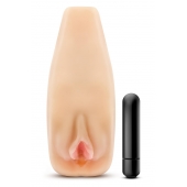 Мастурбатор-вагина с вибрацией Soft   Wet Natasha Realistic Beige Masturbator - Blush Novelties - в Пушкино купить с доставкой