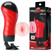 Мастурбатор-вагина Delia с вибрацией и присоской - Baile - в Пушкино купить с доставкой