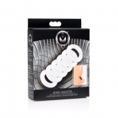 Комплект из 6 прозрачных эрекционных колец Ring Master Custom Ball Stretcher Kit - XR Brands - в Пушкино купить с доставкой
