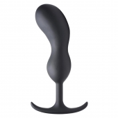 Черный массажер простаты с утяжелителями Premium Silicone Weighted Prostate Plug XL - 20,8 см. - XR Brands - в Пушкино купить с доставкой