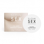 Массажная свеча для всего тела Slow Sex - 50 гр. - Bijoux Indiscrets - купить с доставкой в Пушкино