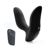 Черный вибромассажер простаты 3,5’’ Remote Control Curve P-spot Massager - 12 см. - Erokay - в Пушкино купить с доставкой