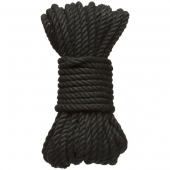 Черная верёвка для связывания и фиксации Bind Tie - 9,14 м. - Doc Johnson - купить с доставкой в Пушкино