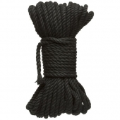 Черная верёвка для связывания и фиксации Bind Tie - 15,24 м. - Doc Johnson - купить с доставкой в Пушкино