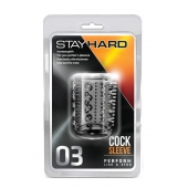 Прозрачная насадка с шипами и шишечками STAY HARD COCK SLEEVE 03 CLEAR - Blush Novelties - в Пушкино купить с доставкой
