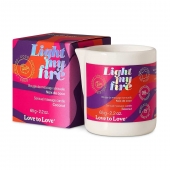 Массажная свеча Light My Fire Coconut с ароматом кокоса - 65 гр. - Love to Love - купить с доставкой в Пушкино